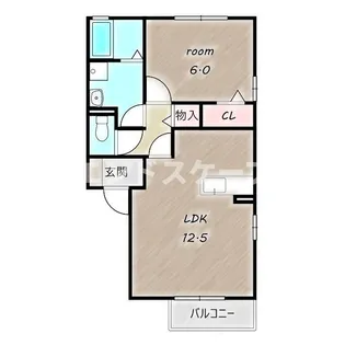 ボナール B【1階】の間取り