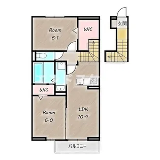 グランファミーユ【2階】の間取り