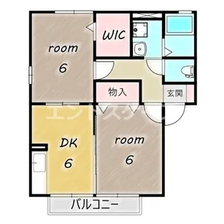 アロース【2階】の間取り