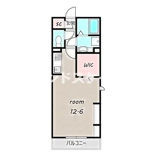 オペラハウス西片貝【3階】の間取り