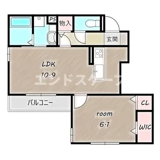 コンフォート上和田【1階】の間取り