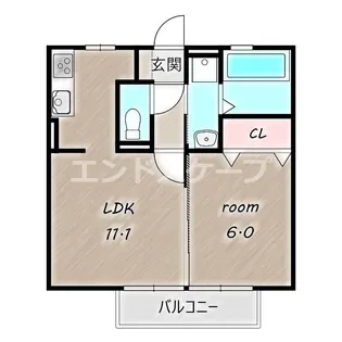 オペラハウス青柳【1階】の間取り