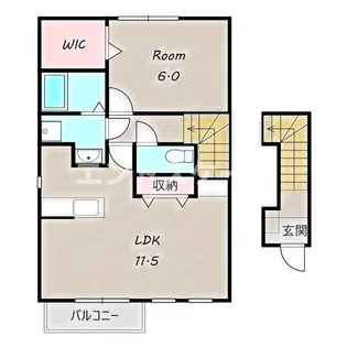 スターアリスⅥ【2階】の間取り