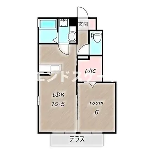 シルフィード A【102号室】の間取り