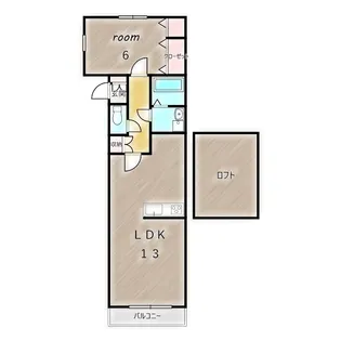 プラムハイツB【2階】の間取り