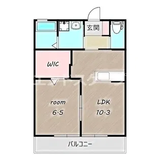 ヴィル・ブランシェC【2階】の間取り