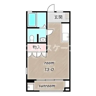 るーばんハイム【201号室】の間取り