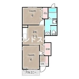 ベル・アルカンシエル【1階】の間取り