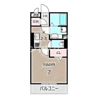 グランディーオ【1階】の間取り