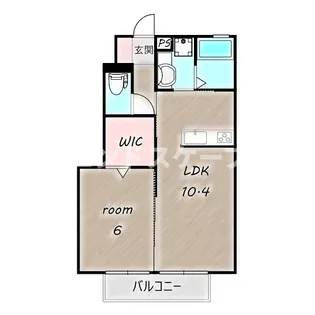 グリーングラス【101号室】の間取り