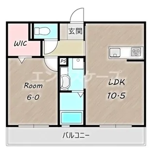 シュシュポルト【1階】の間取り