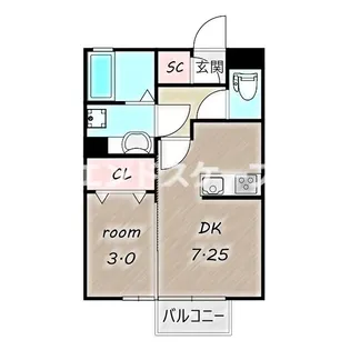 ISHIKAWA HILLS Ⅷ【2階】の間取り