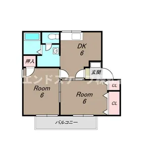 サニーヒル鳥羽【2階】の間取り
