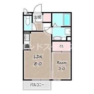 シャトレ ロザージュ【2階】の間取り