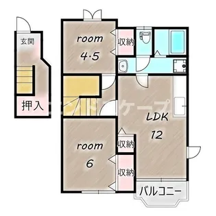 ローズヒルN【2階】の間取り