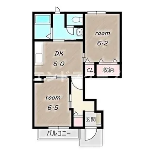 ラフレシールⅠ【1階】の間取り