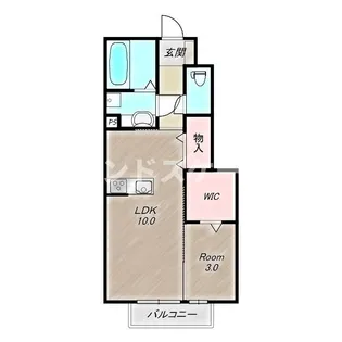 エステイトZEN A【1階】の間取り