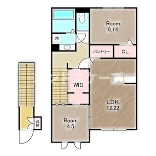 グラシア高崎【202号室】の間取り