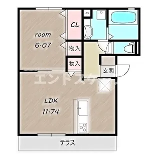 サンモール新堀【3階】の間取り