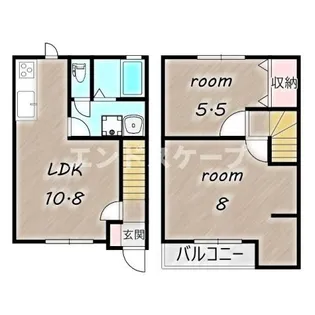 レジェルテ【106号室】の間取り