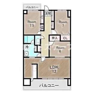 ハートフルライフIWASA1【3階】の間取り