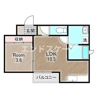 あさひグランレジデンシア新前橋【1階】の間取り