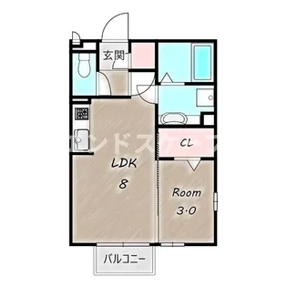 ガルテン【2階】の間取り