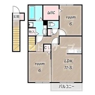 グランテラス高井【2階】の間取り