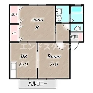 パミドール D【2階】の間取り