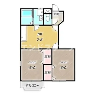 プチマロン【1階】の間取り