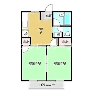 シティーハイツ小八木 B【2階】の間取り