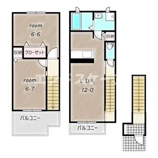 エムパレス 前橋【2階】の間取り