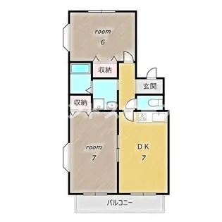 アイランドパレスC【101号室】の間取り