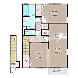 ヴェスティート【2階】の間取り