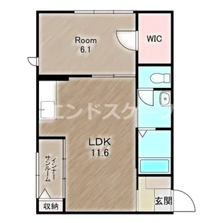 プランソレイユ新前橋【1階】の間取り