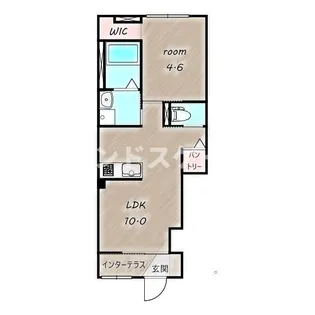 エバービューティクル【1階】の間取り