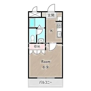 ベル・グラース【1階】の間取り