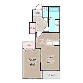 エターナル【1階】の間取り