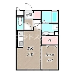 セプトガーデン元総社【1階】の間取り