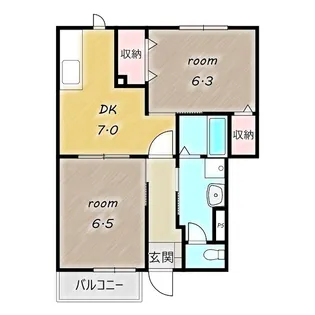 ルミエール【1階】の間取り