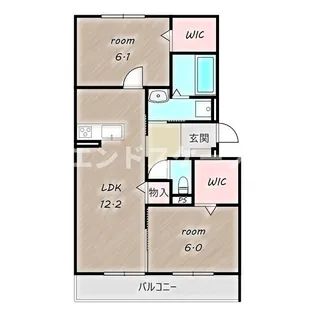 コンフォート若松【3階】の間取り