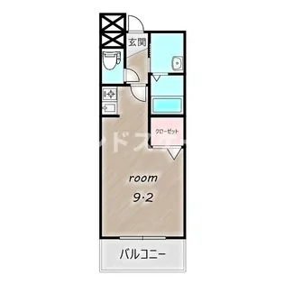 グロウステイト E【3階】の間取り