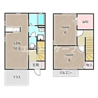 エル古城 Ⅰ/Ⅱ/Ⅲ?Ⅲの間取り