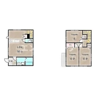 群馬県高崎市江木町【一戸建】の間取り
