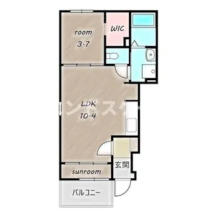 アニメート【1階】の間取り