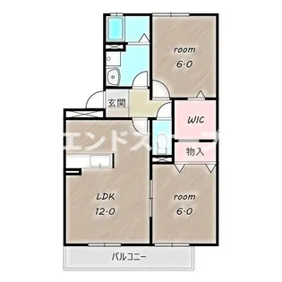 サンビレッジ高崎 B【2階】の間取り