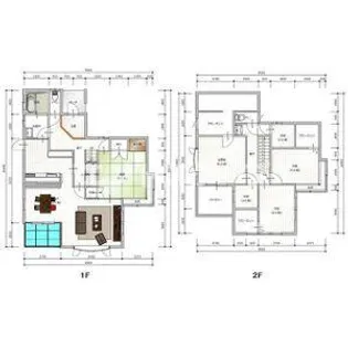 群馬県高崎市下中居町【一戸建】の間取り