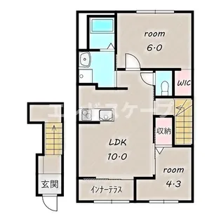 仮)朝倉町アパート新築工事【2階】の間取り