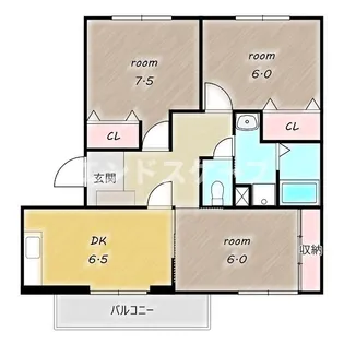 エストセゾン【2階】の間取り