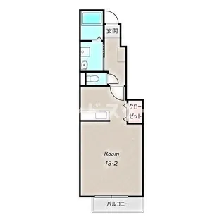 ソルジェンテA【1階】の間取り